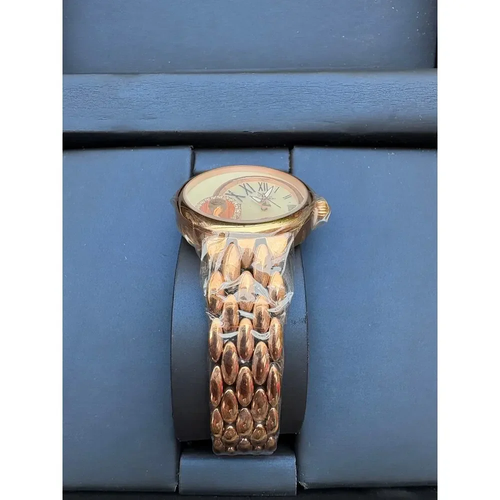 Porsamo Bleu Claire Diamond Mother of Pearl Rose Gold Watch NWT